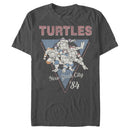 Men's Teenage Mutant Ninja Turtles Vintage Group Triangle T-Shirt