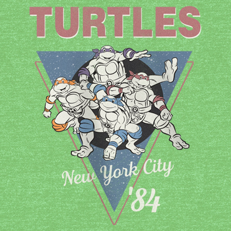 Girl's Teenage Mutant Ninja Turtles Vintage Group Triangle T-Shirt