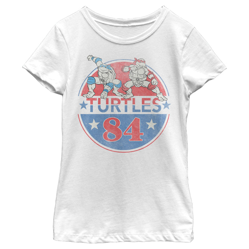 Girl's Teenage Mutant Ninja Turtles Vintage Turtles 84 T-Shirt