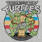 Women's Teenage Mutant Ninja Turtles Retro Striped Brothers Logo T-Shirt