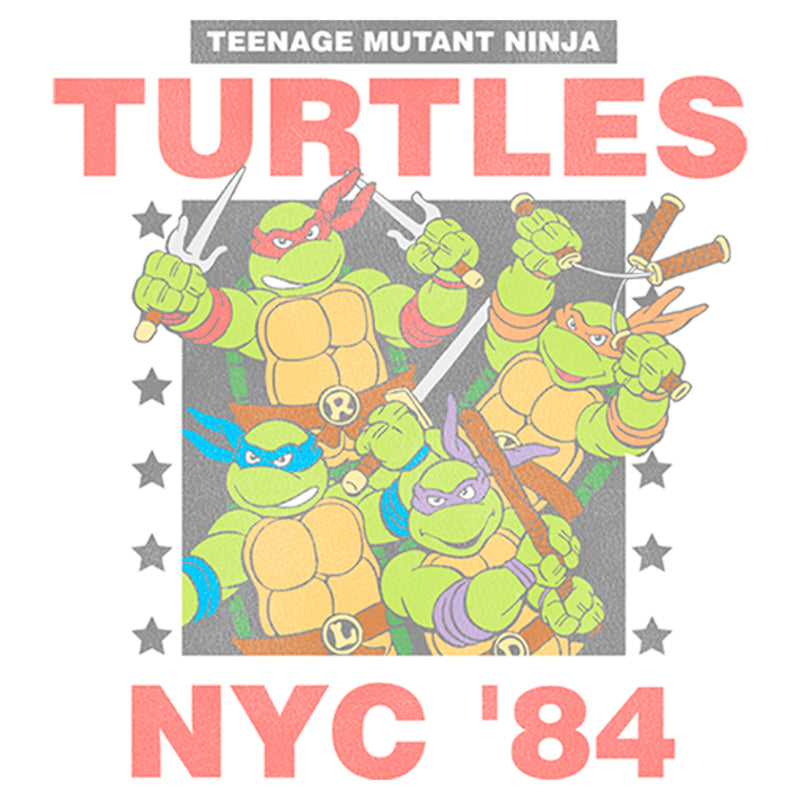 Men's Teenage Mutant Ninja Turtles NYC '84 Poster Sweatshirt