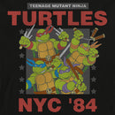 Men's Teenage Mutant Ninja Turtles NYC '84 Poster Long Sleeve Shirt