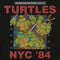 Men's Teenage Mutant Ninja Turtles NYC '84 Poster Long Sleeve Shirt