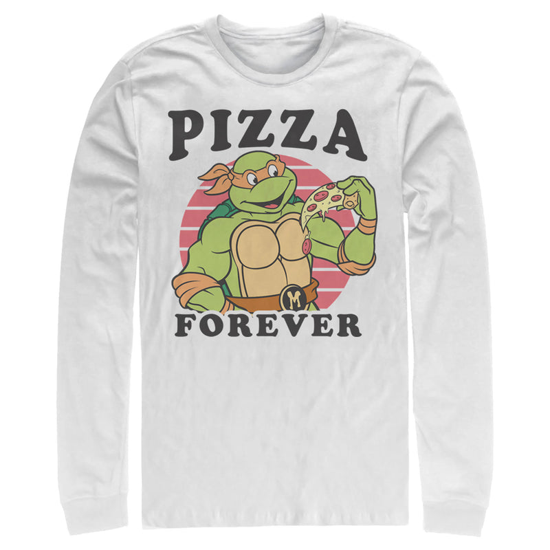 Men's Teenage Mutant Ninja Turtles Pizza Forever Long Sleeve Shirt