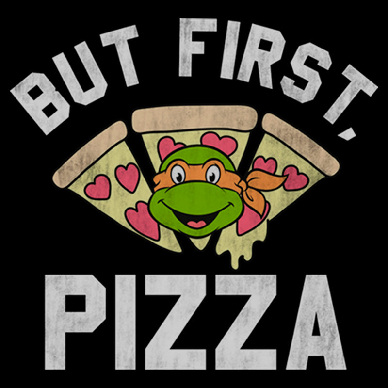 Men's Teenage Mutant Ninja Turtles But First Pizza T-Shirt