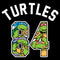 Men's Teenage Mutant Ninja Turtles 84 Turtles T-Shirt