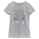 Girl's Teenage Mutant Ninja Turtles Patriotic NYC 84 T-Shirt