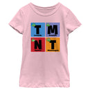 Girl's Teenage Mutant Ninja Turtles Colorful Turtle Elements T-Shirt