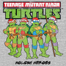 Men's Teenage Mutant Ninja Turtles Distressed Holiday Heroes T-Shirt