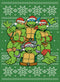 Women's Teenage Mutant Ninja Turtles Ugly Christmas Sweater Racerback Tank Top