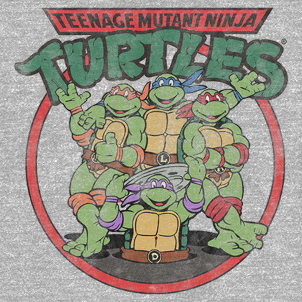 Teenage Mutant Ninja Turtles Officially Licensed Merchandise TMNT -  Distressed Group Women T-Shirt at  Women’s Clothing store