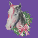 Junior's Lost Gods Christmas Wreath Horse T-Shirt