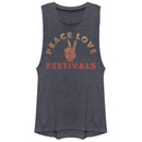 Junior's Lost Gods Peace Love Festivals Festival Muscle Tee