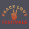 Junior's Lost Gods Peace Love Festivals Festival Muscle Tee