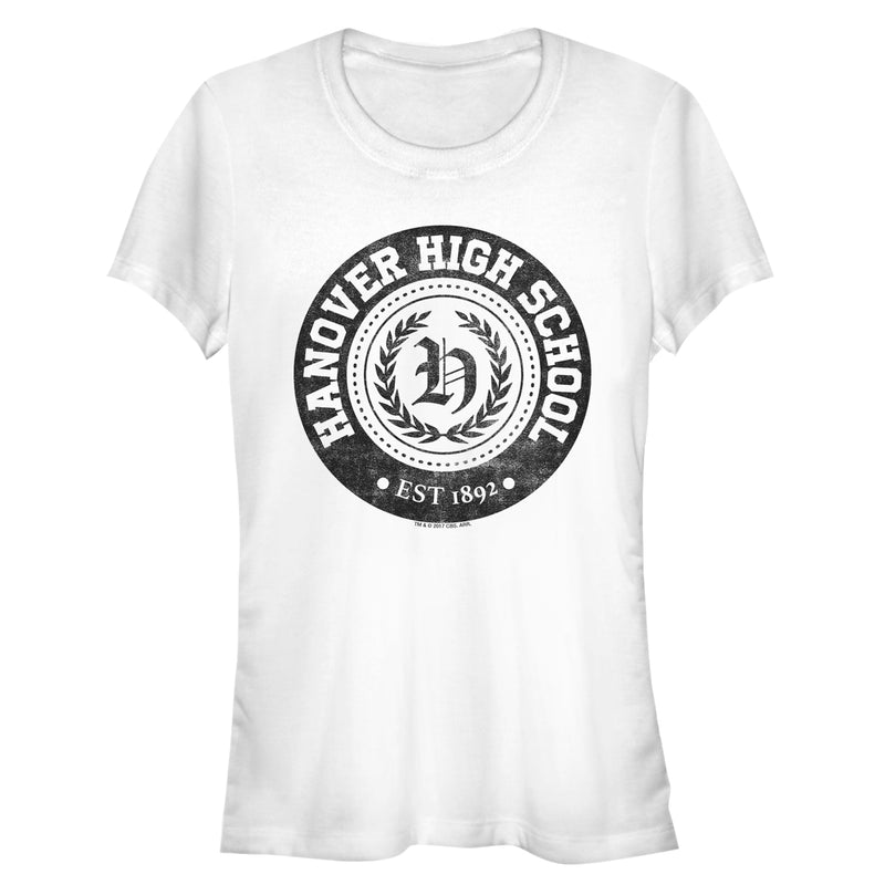 Junior's American Vandal Hanover Highschool Crest T-Shirt