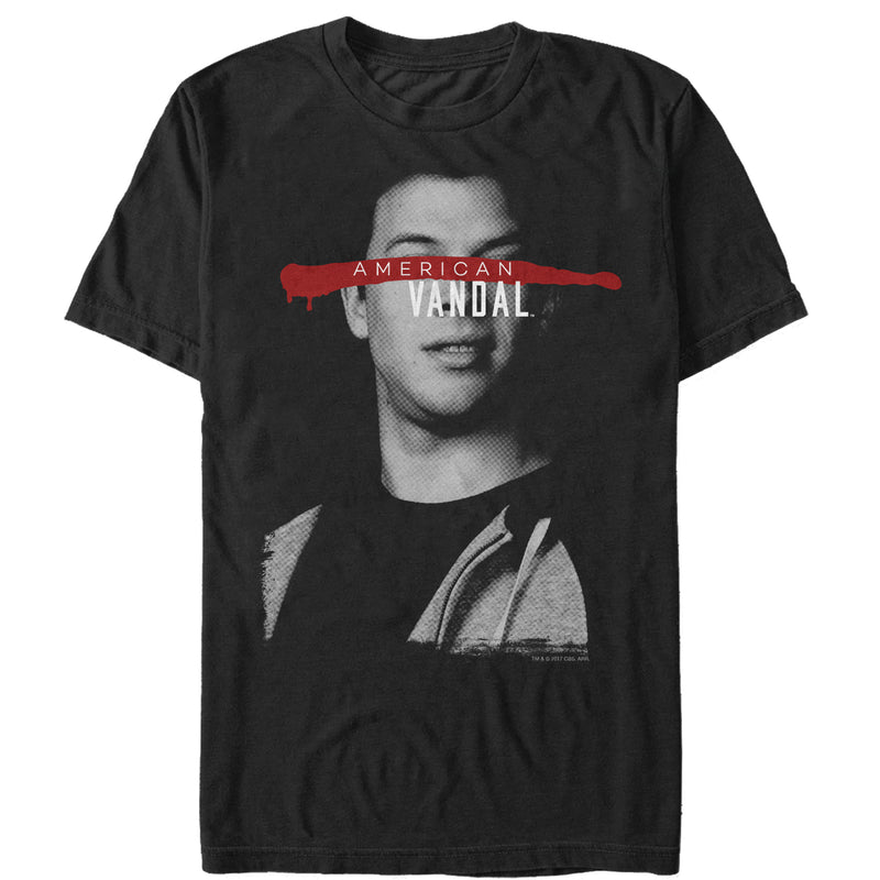 Men's American Vandal Dylan School Photo Streak T-Shirt