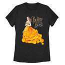Women's Beauty and the Beast Rose Petal Dress T-Shirt