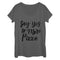 Women's CHIN UP Yes to Pizza Scoop Neck