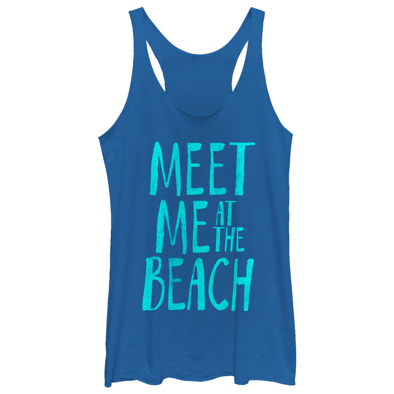 Women's CHIN UP Meet Me at the Beach Racerback Tank Top