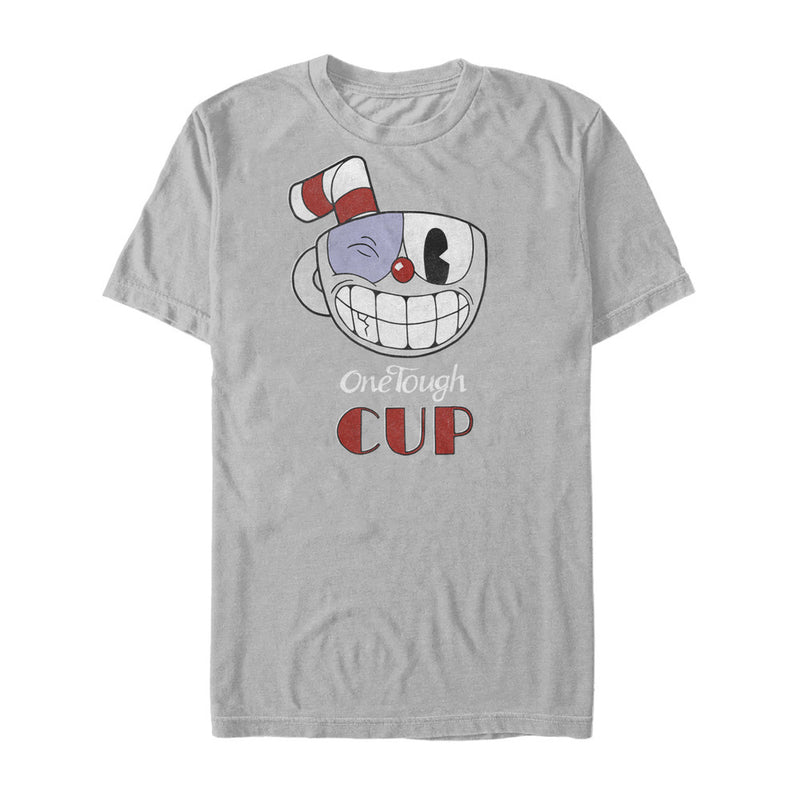 Men's Cuphead Tough Cup Grin T-Shirt