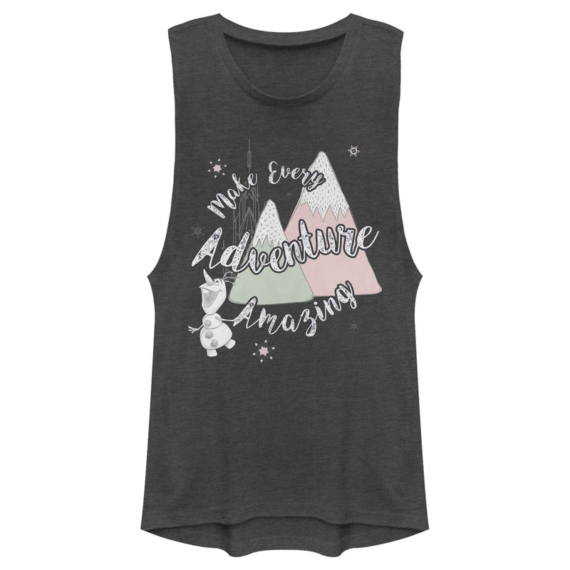 Junior's Frozen Olaf Mountain Adventure Festival Muscle Tee