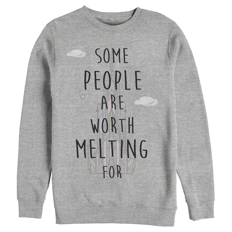 Men's Frozen People Worth Melting For Sweatshirt