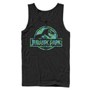Men's Jurassic Park Floral T Rex Logo Tank Top