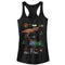 Junior's Jurassic Park Can You Survive the 8 Bit Pixel Video Game? Racerback Tank Top