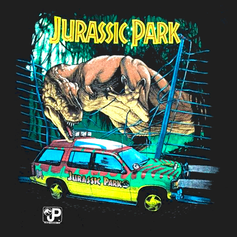 Men's Jurassic Park Car Chase Scene T-Shirt