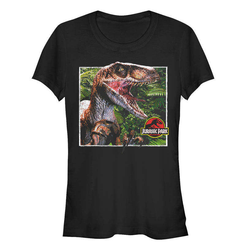 Junior's Jurassic Park Velociraptor Is Hunting You From The Jungle T-Shirt