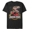 Men's Jurassic Park Velociraptor Hooked On Logo T-Shirt