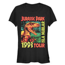 Junior's Jurassic Park Isla Nublar 1993 Tour, Featuring Velociraptor T-Shirt