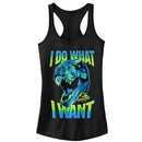 Junior's Jurassic Park T. Rex Do What I Want Racerback Tank Top