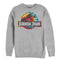 Men's Jurassic Park Groovy Tie-Dye Logo Sweatshirt