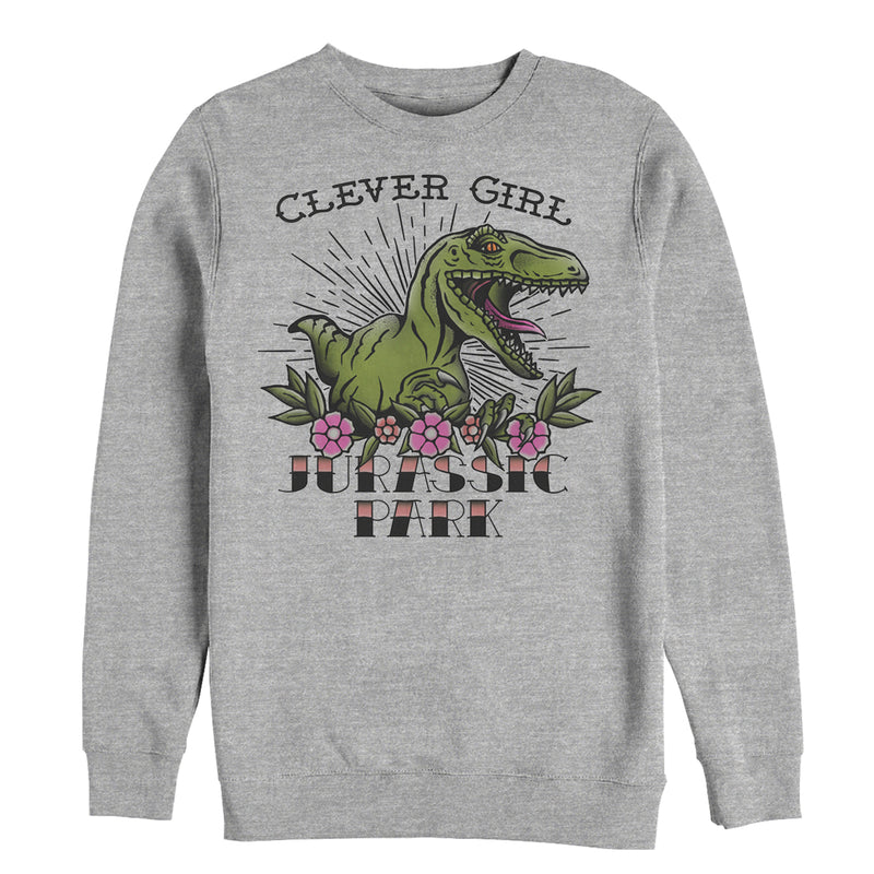 Men's Jurassic Park Clever Girl Tattoo Sweatshirt
