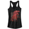 Junior's Jurassic Park T.Rex, Velociraptor Invite You To Visit Beautiful Landscape Racerback Tank Top