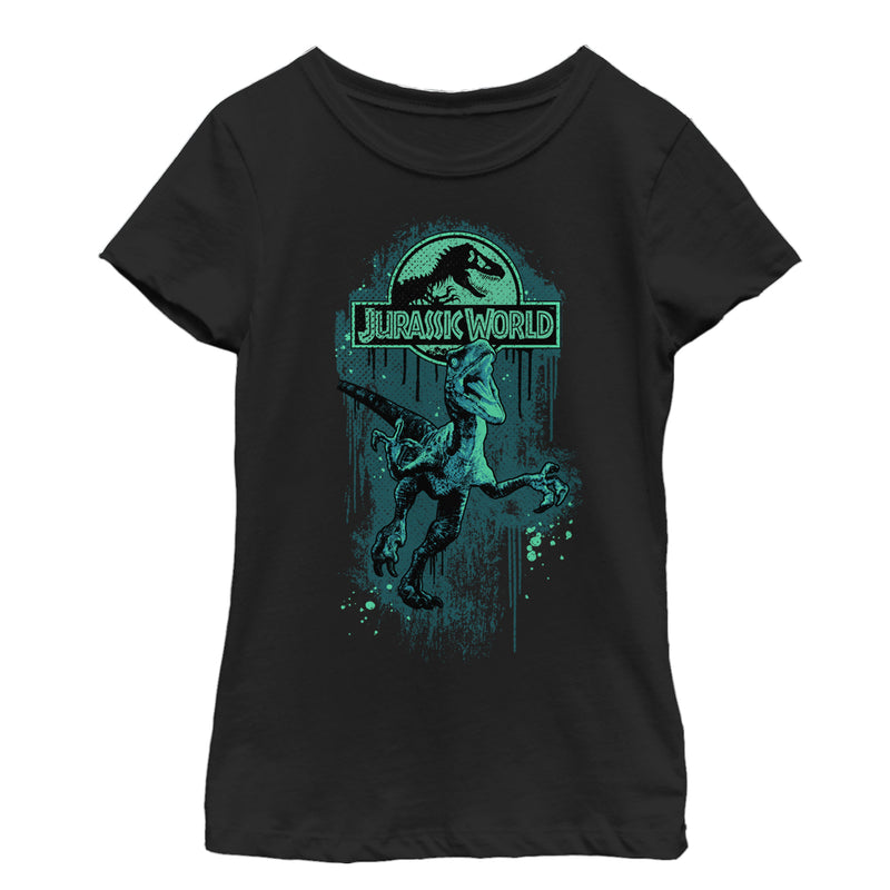 Girl's Jurassic Park Raptor on the Loose T-Shirt