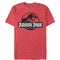 Men's Jurassic Park Black and White Logo T-Shirt