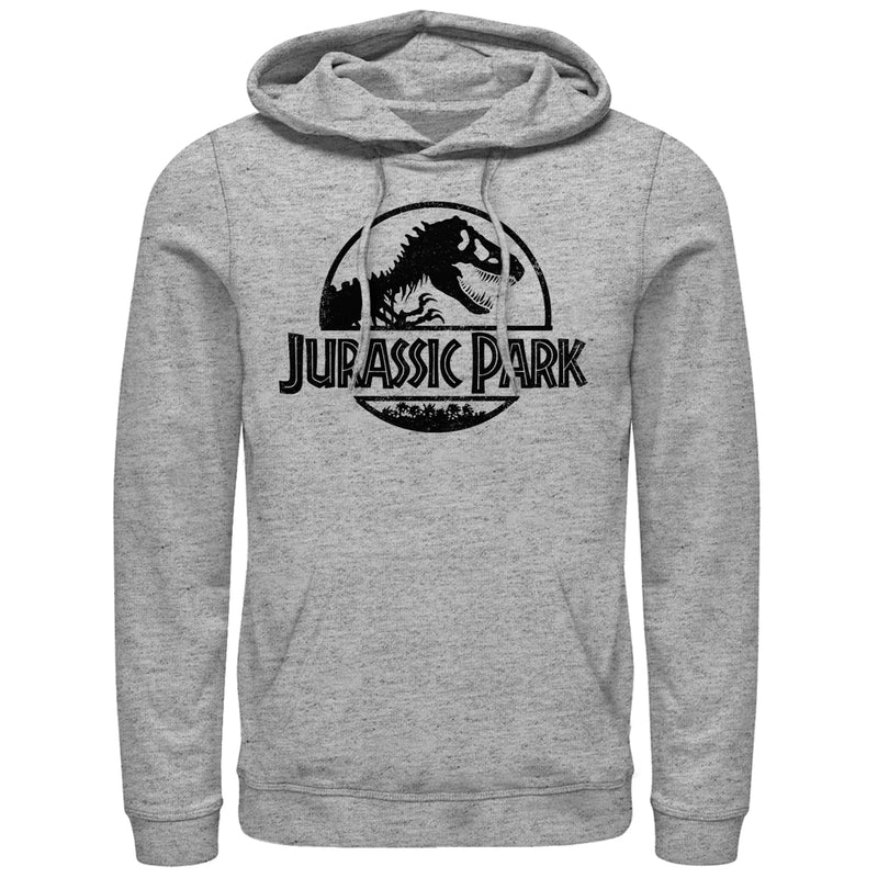 Men's Jurassic Park Classic Logo Pull Over Hoodie
