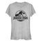 Junior's Jurassic Park Classic Logo T-Shirt