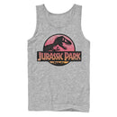 Men's Jurassic Park Logo Sunset Tank Top