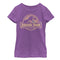 Girl's Jurassic Park Logo Henna Print T-Shirt