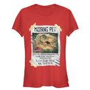 Junior's Jurassic Park T. Rex Missing Pet T-Shirt