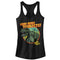 Junior's Jurassic Park Vintage Send More Tourists Racerback Tank Top