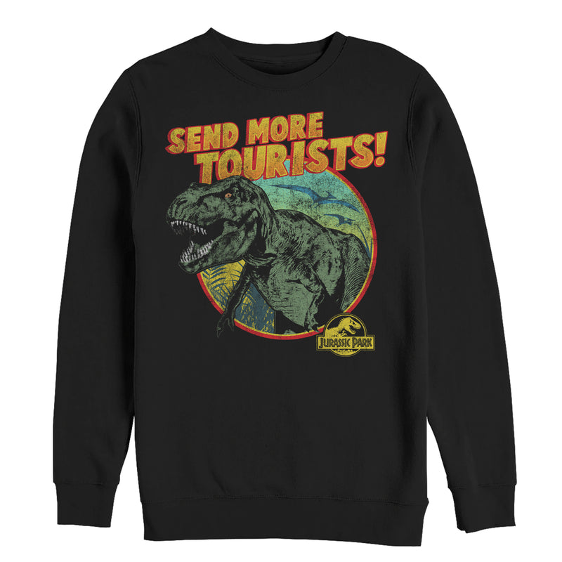 Men's Jurassic Park Vintage Send More Tourists Sweatshirt