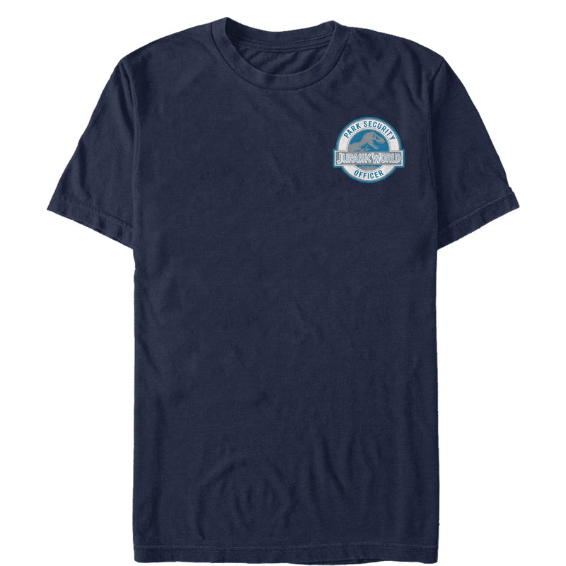 Men's Jurassic World Park Security Badge T-Shirt