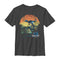 Boy's Jurassic World Retro Dinosaur Sunset T-Shirt