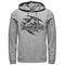 Men's Jurassic World Scale Logo Claw Marks Pull Over Hoodie