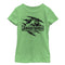 Girl's Jurassic World Scale Logo Claw Marks T-Shirt