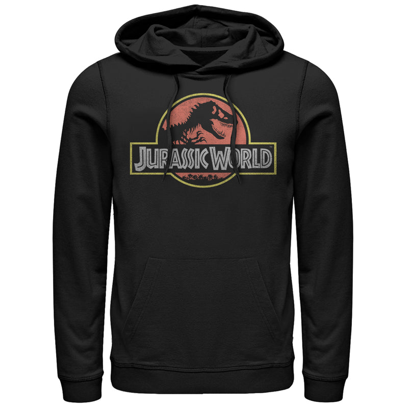 Men's Jurassic World Iconic Logo Pull Over Hoodie